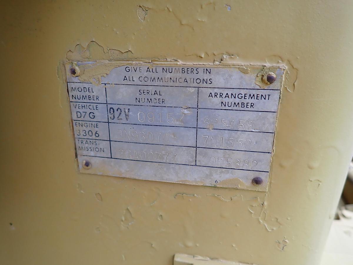 Used 1980 CAT D7G Crawler Dozer w/ RIPPER!