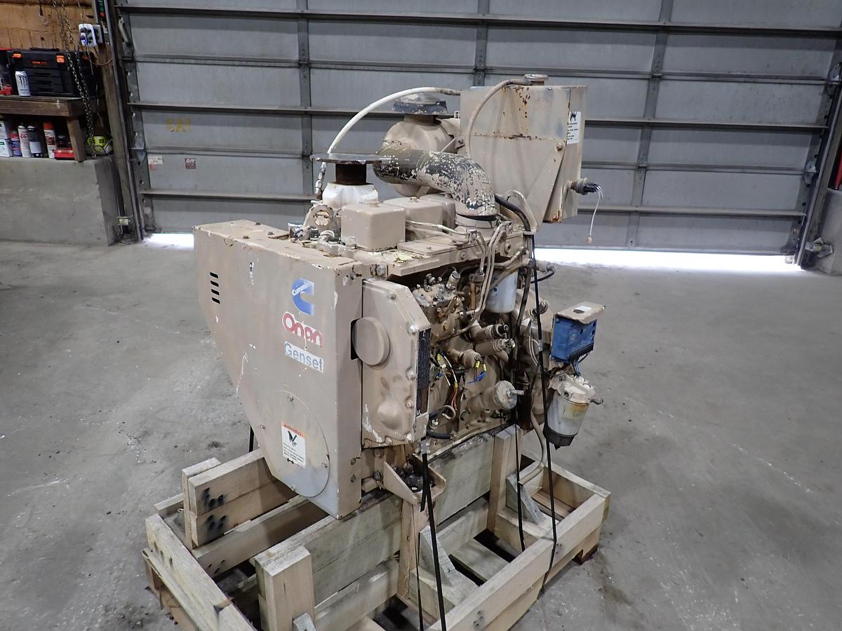 Used 1993 Cummins 4B 3.9 Marine Diesel Engine 