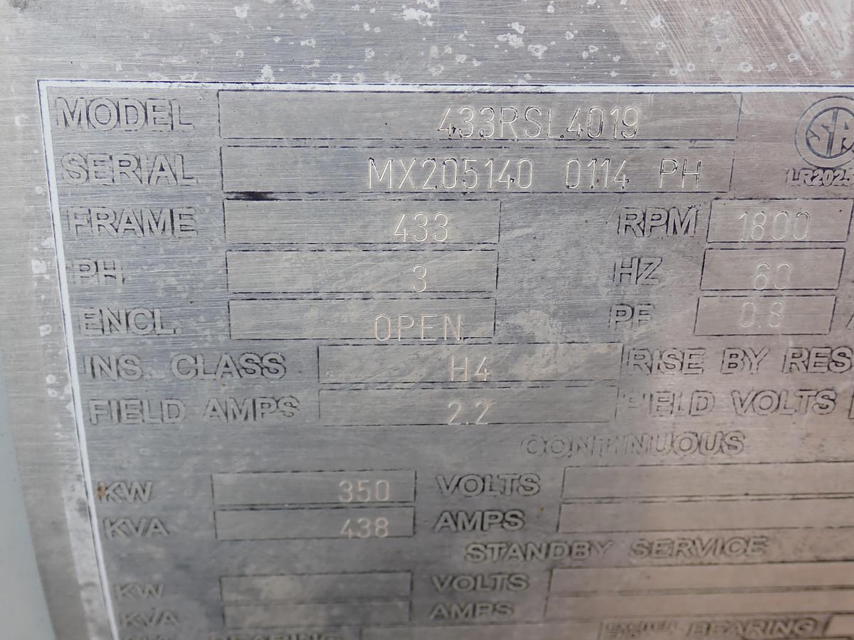 Used Detroit Diesel 350 KW