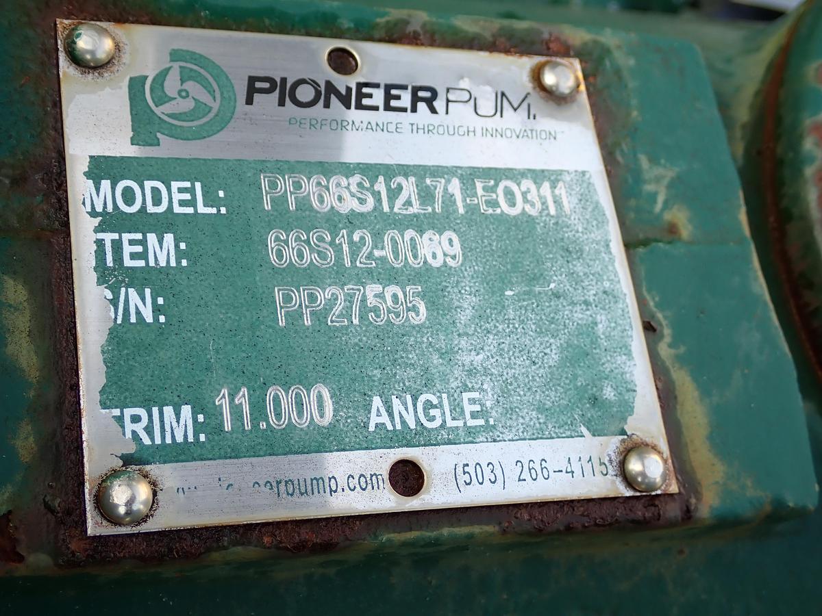 Used 2015 Pioneer PP66S12L71 6" Water Pump PERKINS DIESEL