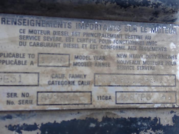 Used 1998 Mack EM7-300 ETECH Diesel Truck Engine