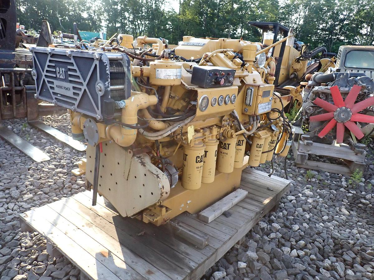 Used 2003 CAT 3412E MARINE Diesel Engine AR 177-1650
