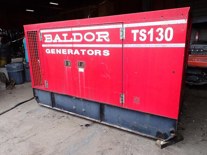 Used 2004 Baldor TS130T 130 KW Generator LOW HOURS! VIDEO! Deere Diesel Enclosed