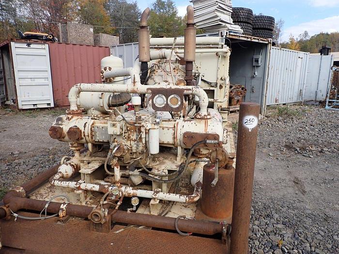 Used 1982 Ariel JG-2 Air Compressor Booster DETROIT Diesel 8V71 Skid Mounted JG2