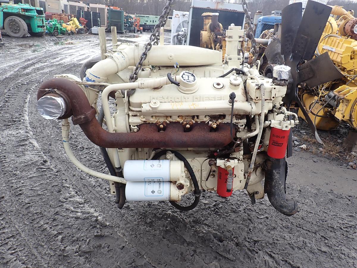 Used Detroit Diesel 8V92TTA Engine TWIN TURBO 1469 HOURS