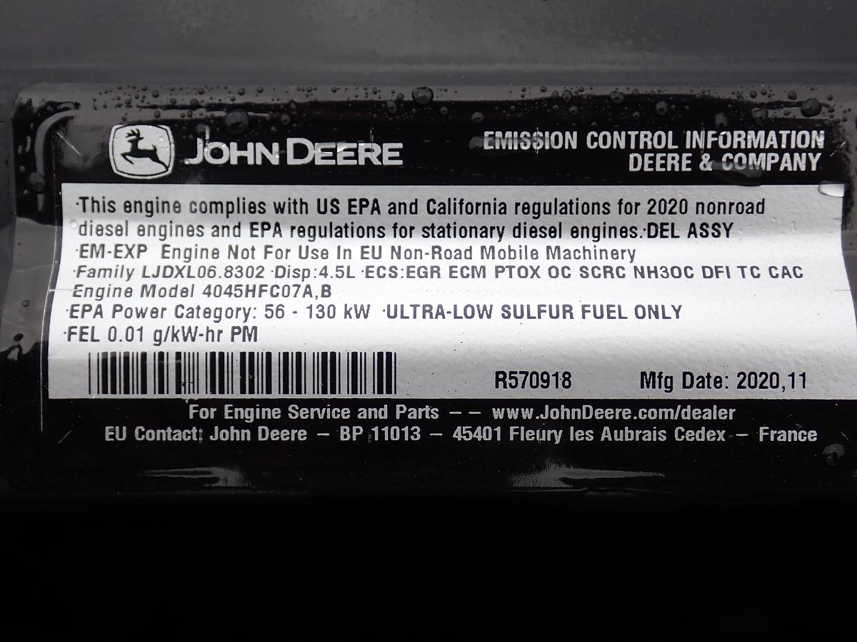 2020 John Deere 4045HFC07 UNUSED Diesel Engine
