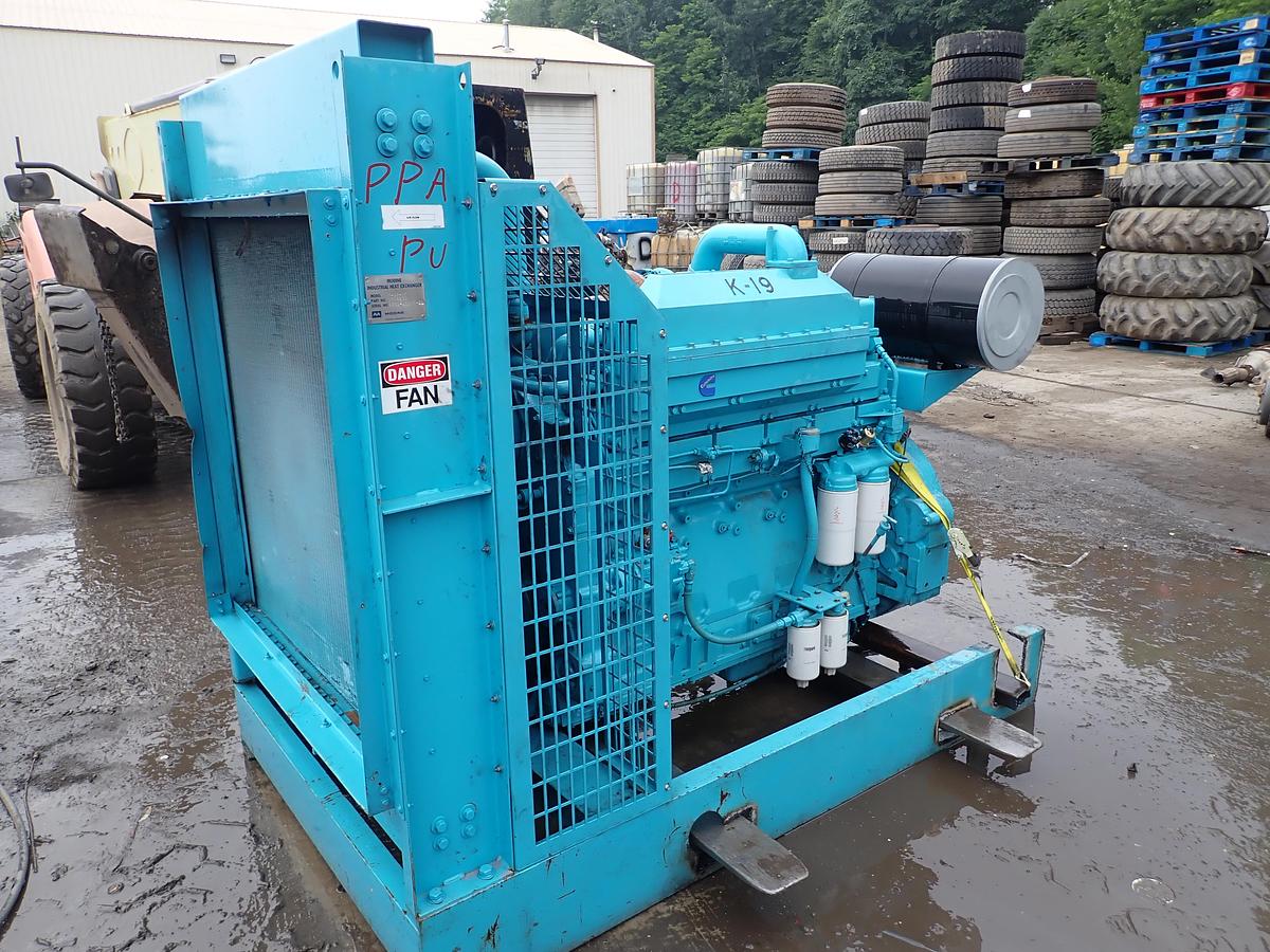 Used 1992 Cummins KTA19-G3 Diesel Engine POWER UNIT 87 HOURS!