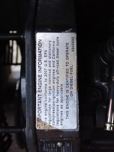 Used 2007 Cummins B4.5T Diesel Engine Power Unit QSB 4.5