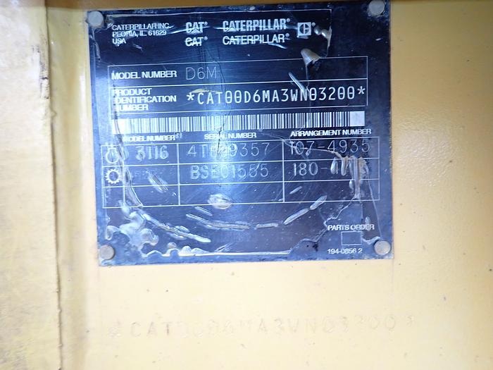 Used 2002 CAT D6M XL