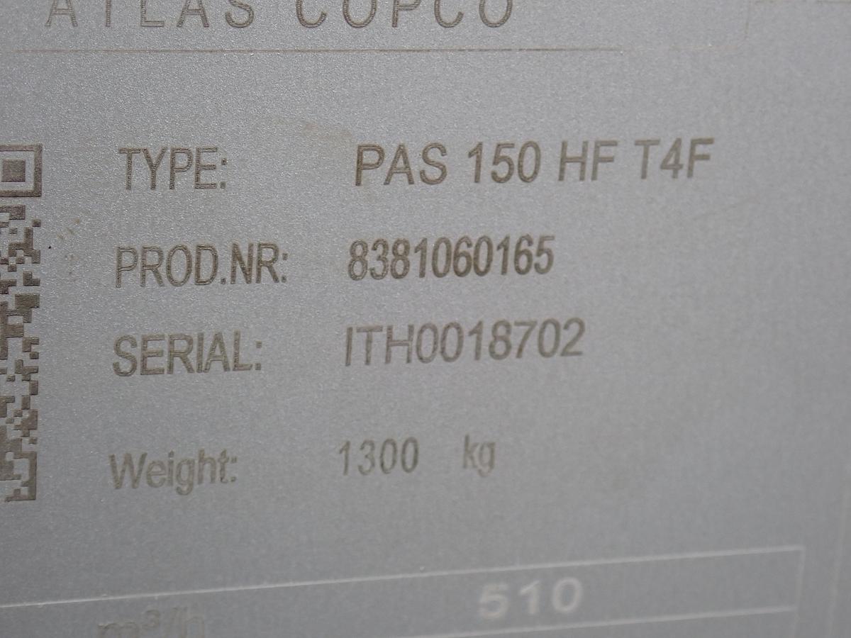 Used 2018 Atlas Copco PAS150 HF Water Pump SIX ORIGINAL HOURS!