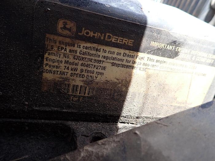 Used John Deere 4045TF270 Turbo Diesel Engine POWER UNIT! 4045T TF270 4.5