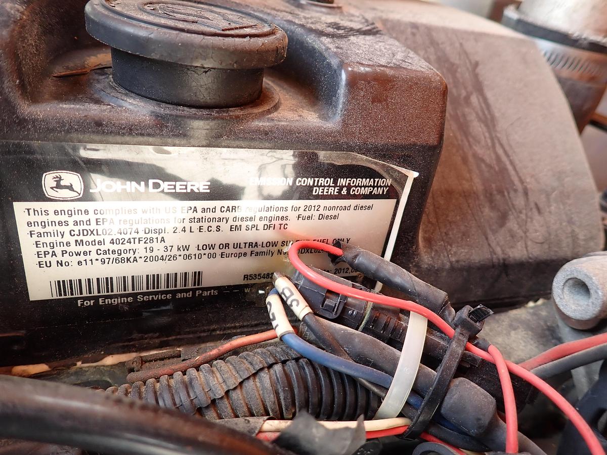 Used 2012 Atlas Copco XAS185JD7 185 CFM Air Compressor