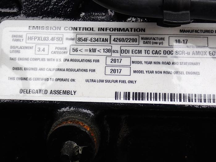 Used 2017 Perkins 854F-E34TA