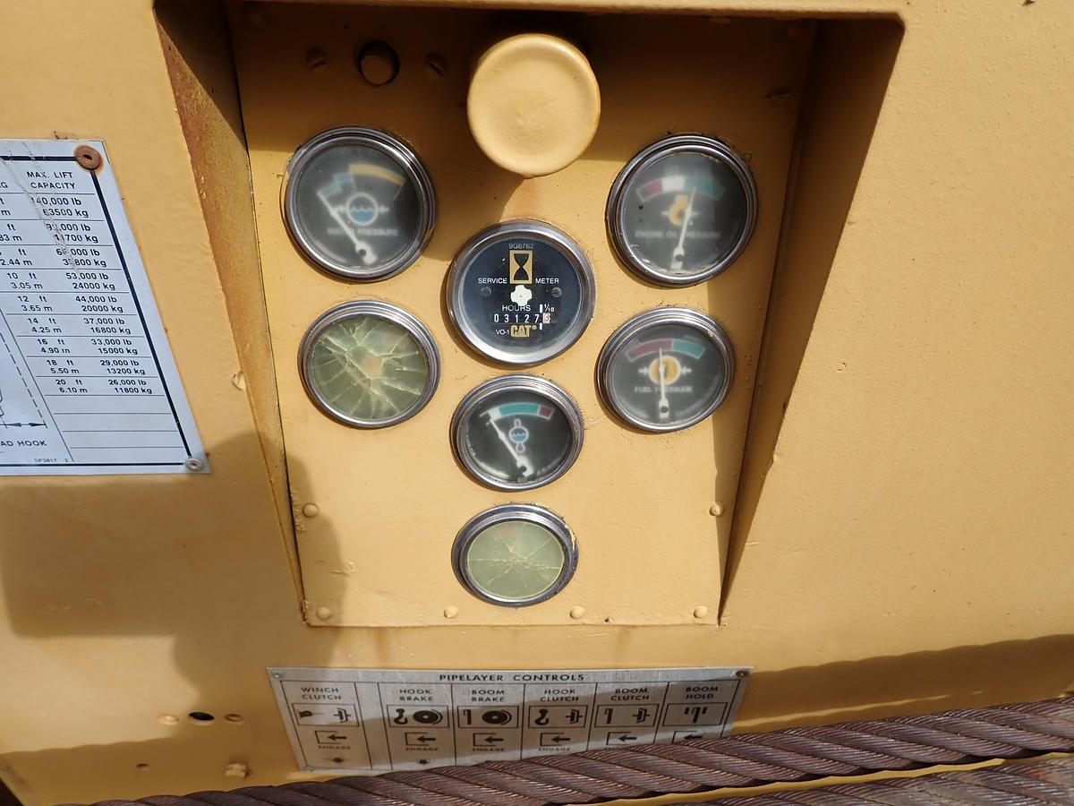 Used 1971 CAT 583H Crawler Pipelayer REAR WINCH