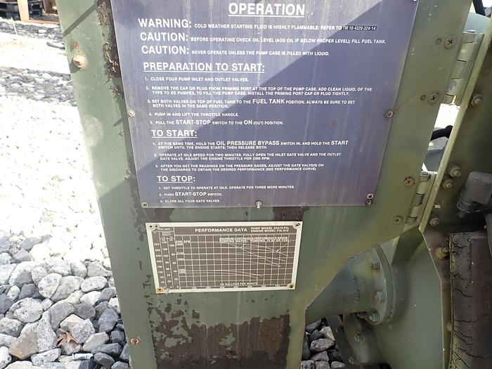 Used Gorman Rupp 04A13-F3L GOV'T SURPLUS WATER PUMP