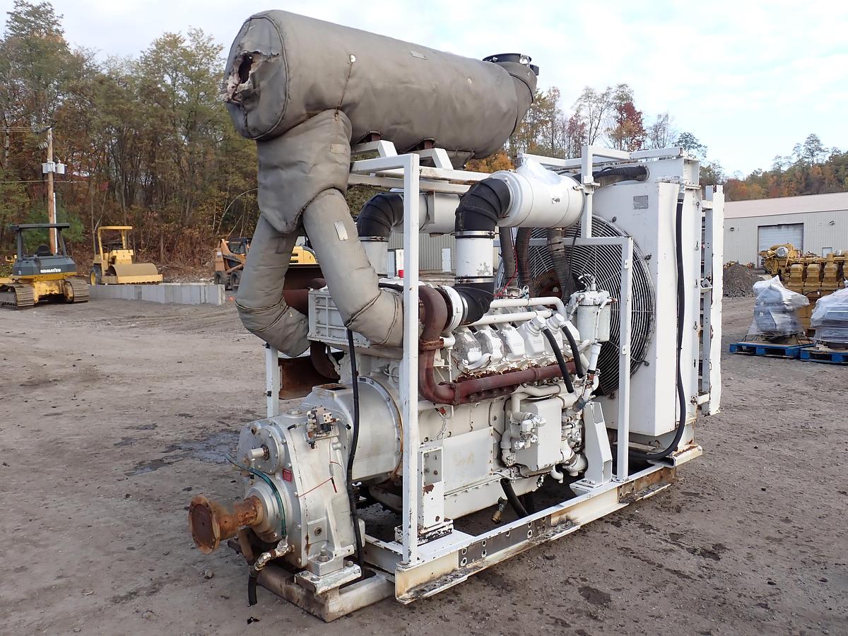Used 2008 MTU 12V2000 Diesel Engine POWER UNIT 1005 HP