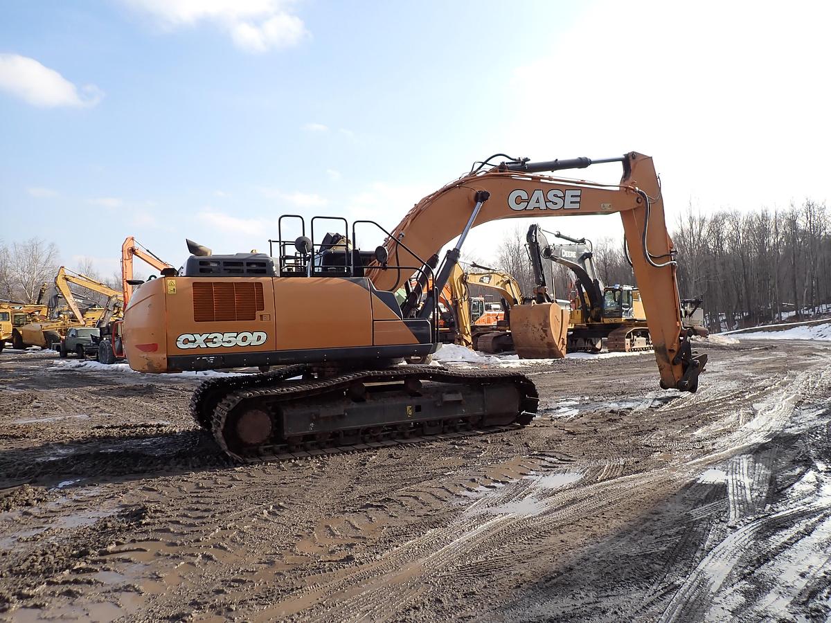 Used 2021 Case CX350D Hydraulic Excavator
