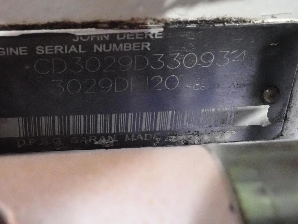 Used John Deere 3029DF120 Diesel Engine Power Unit