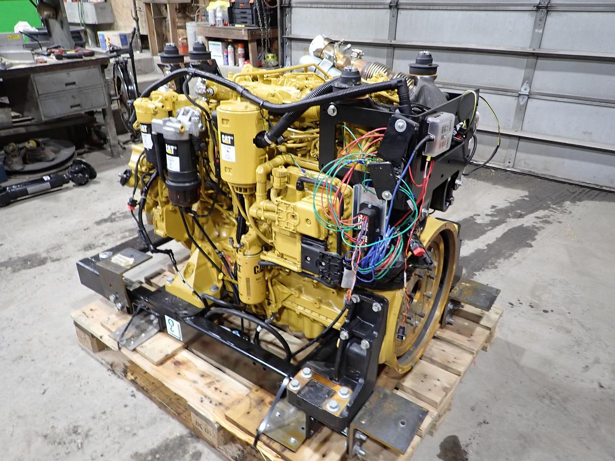 Used 2019 CAT C7.1 Turbo Diesel Engine 101 HOURS! AR # 533-2433