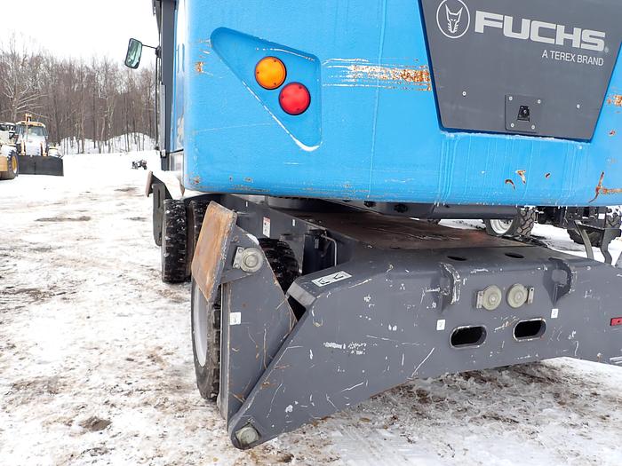 Used 2019 Fuchs MHL340 Material Handler w/ Anvil Rotating Grapple