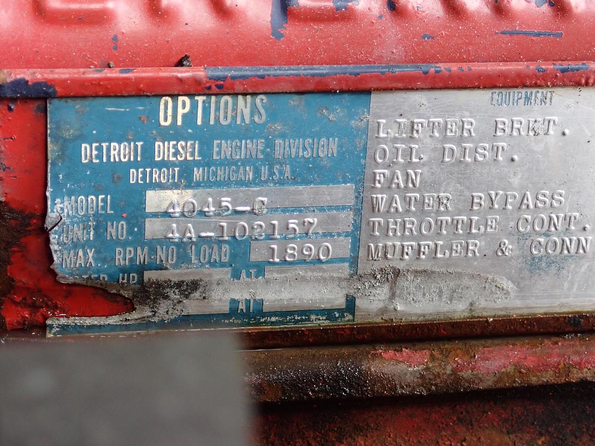 Used Detroit Diesel 4-71 Engine