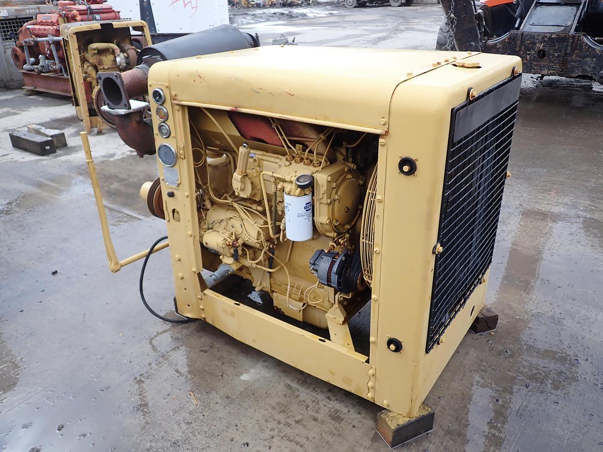 Used 1989 CAT 3304 DI Diesel Engine Power Unit 369 HOURS !! PTO CLUTCH! 