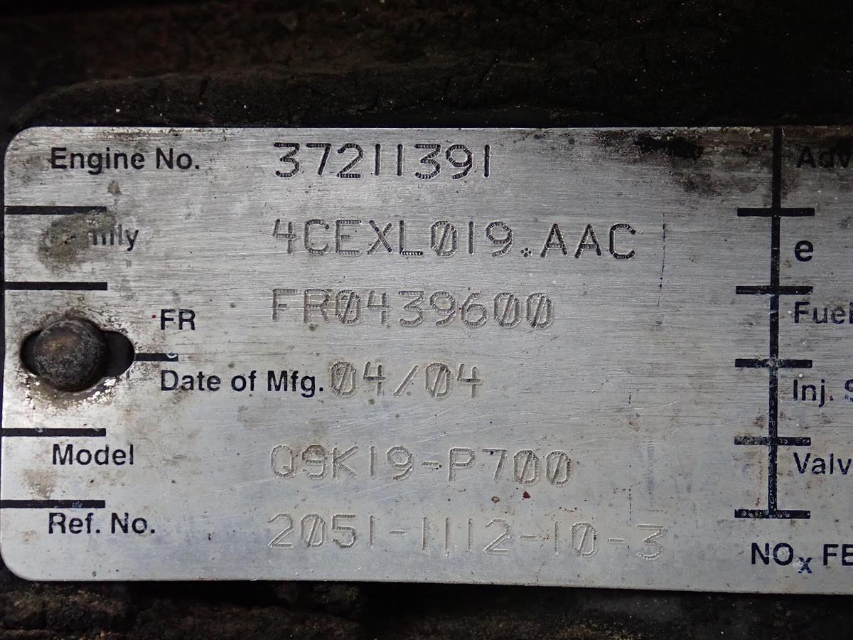 Used 2004 Cummins QSK19 Diesel Engine 700 HP !! CPL 8279