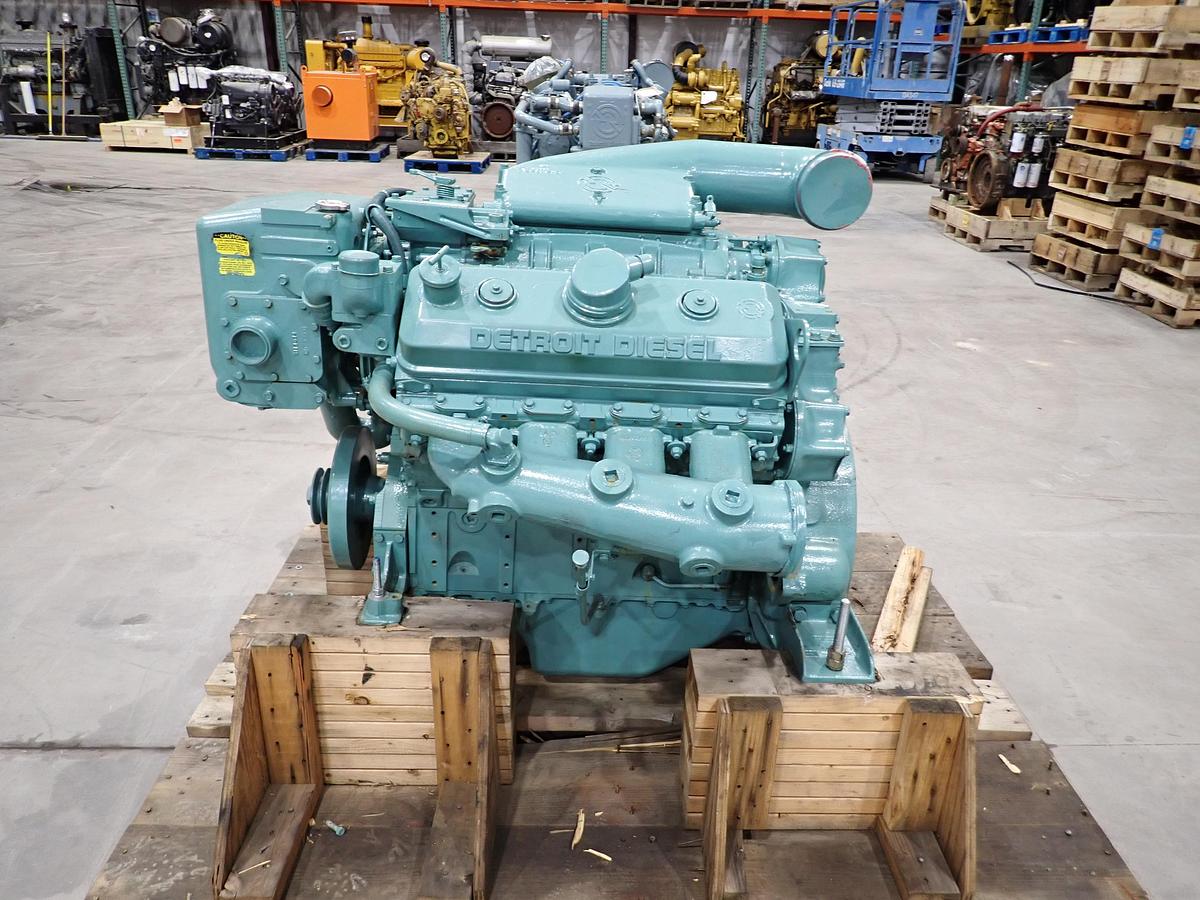 Detroit Diesel 8V92 Marine Diesel Engine GOV'T SURPLUS REBUILT
