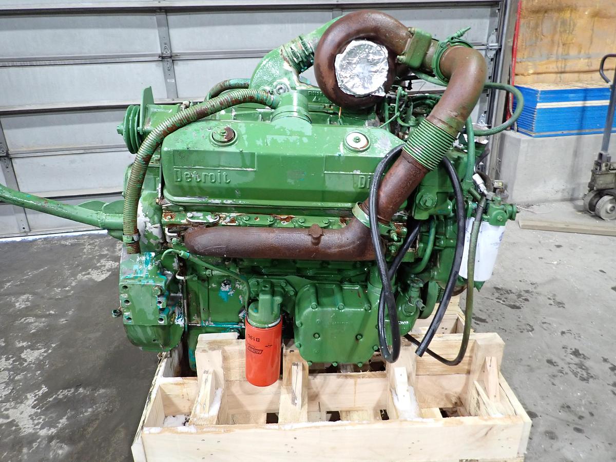 Used Detroit Diesel 8V92TA Turbo Engine 
