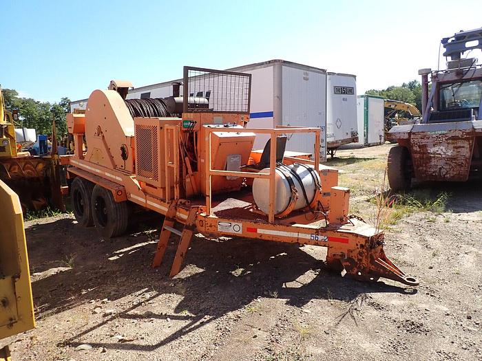 Used 2007 Wagner Smith T-1DP-300 Single Drum Cable Puller LOW HOURS! Deere Diesel