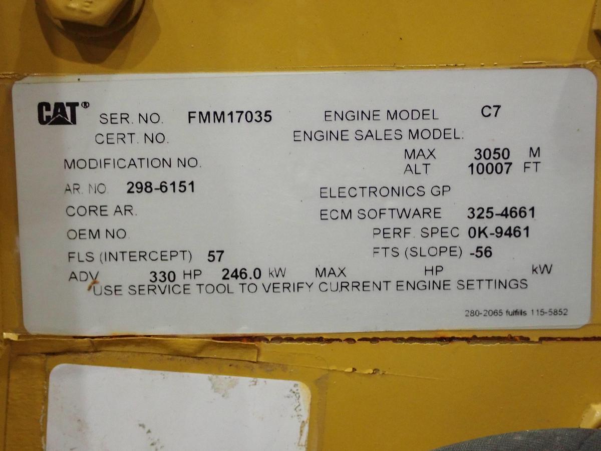 2008 CAT C7 Diesel Engine 330 HP GOVT SURPLUS UNUSED!