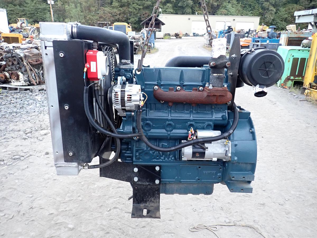 Used 2017 Kubota V3300-BG-ET01 Diesel Engine LOW HOURS!