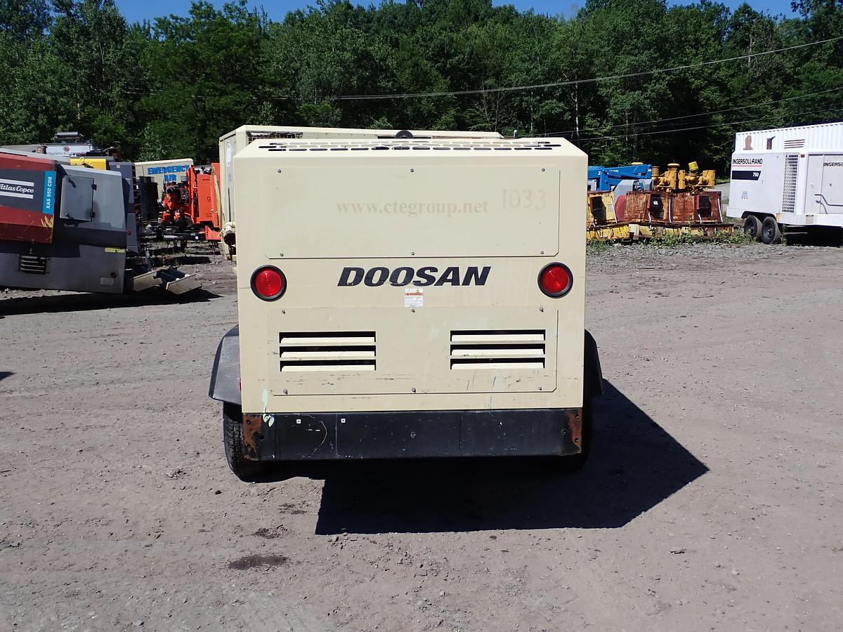 Used 2022 Doosan P425/HP375 Air Compressor 1528 HOURS