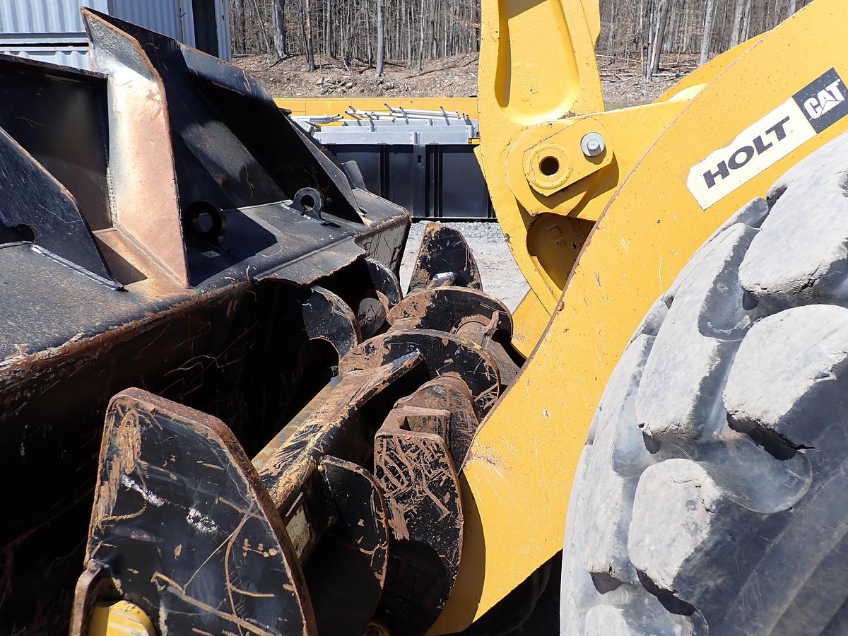 Used 2019 CAT 966M Wheel Loader Q/C & FORKS