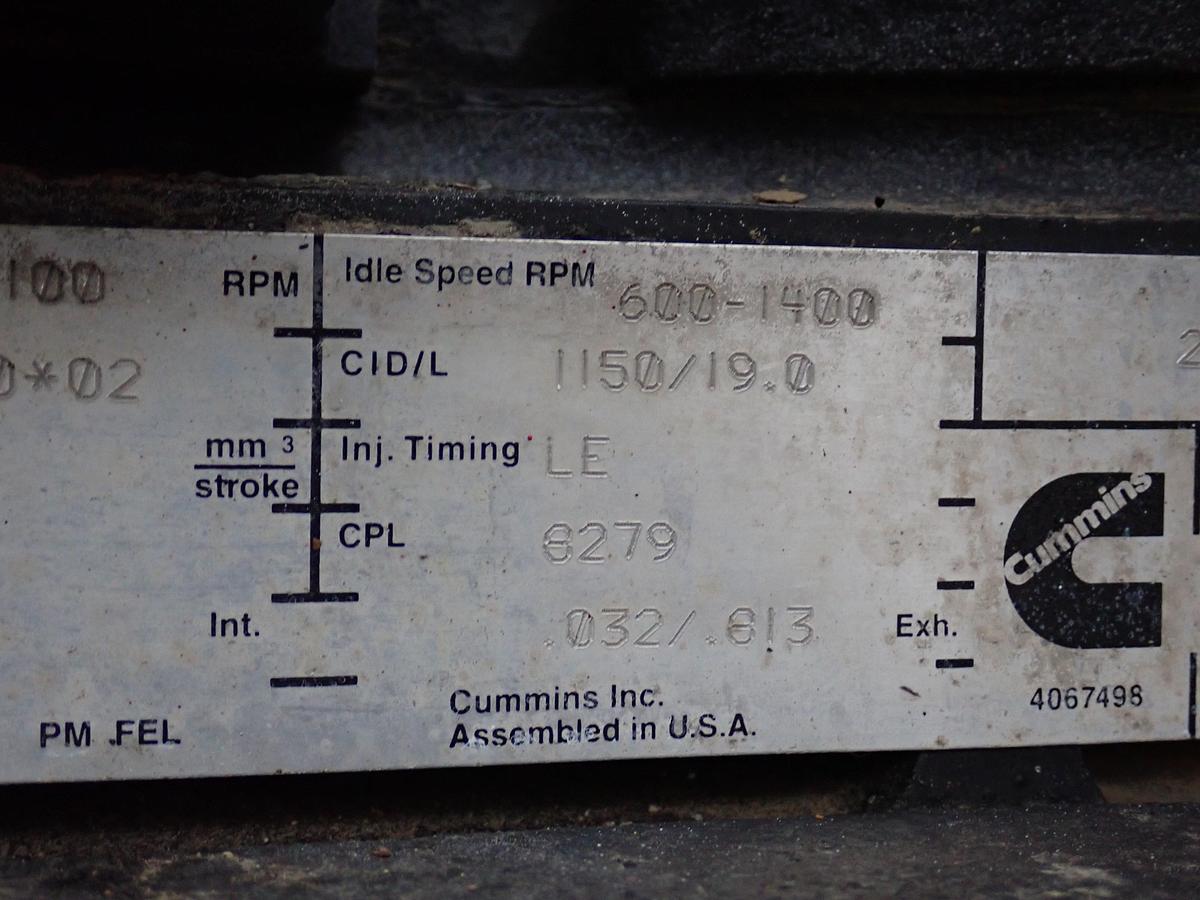 Used 2004 Cummins QSK19 Diesel Engine 700 HP !! CPL 8279