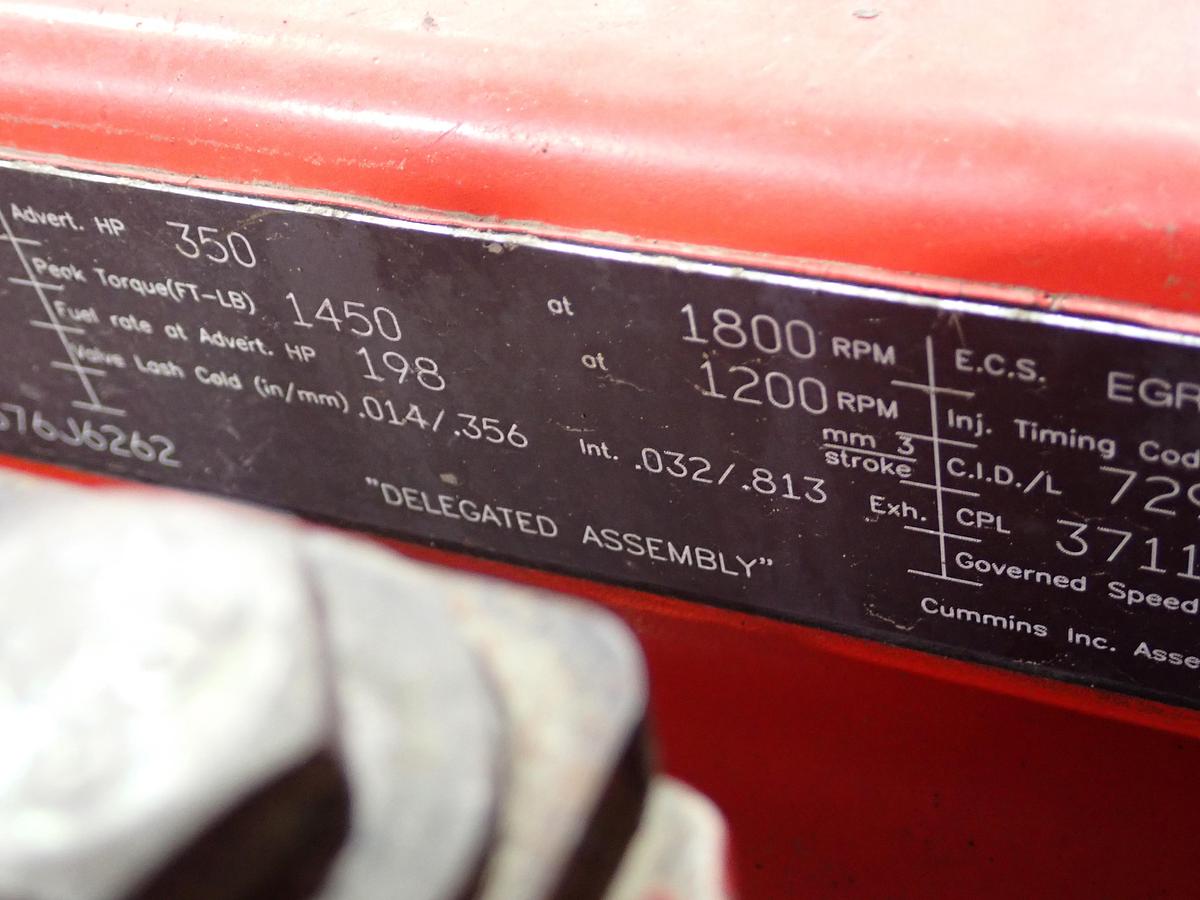 Used 2014 Cummins ISX12 350 Diesel Engine CPL 3711