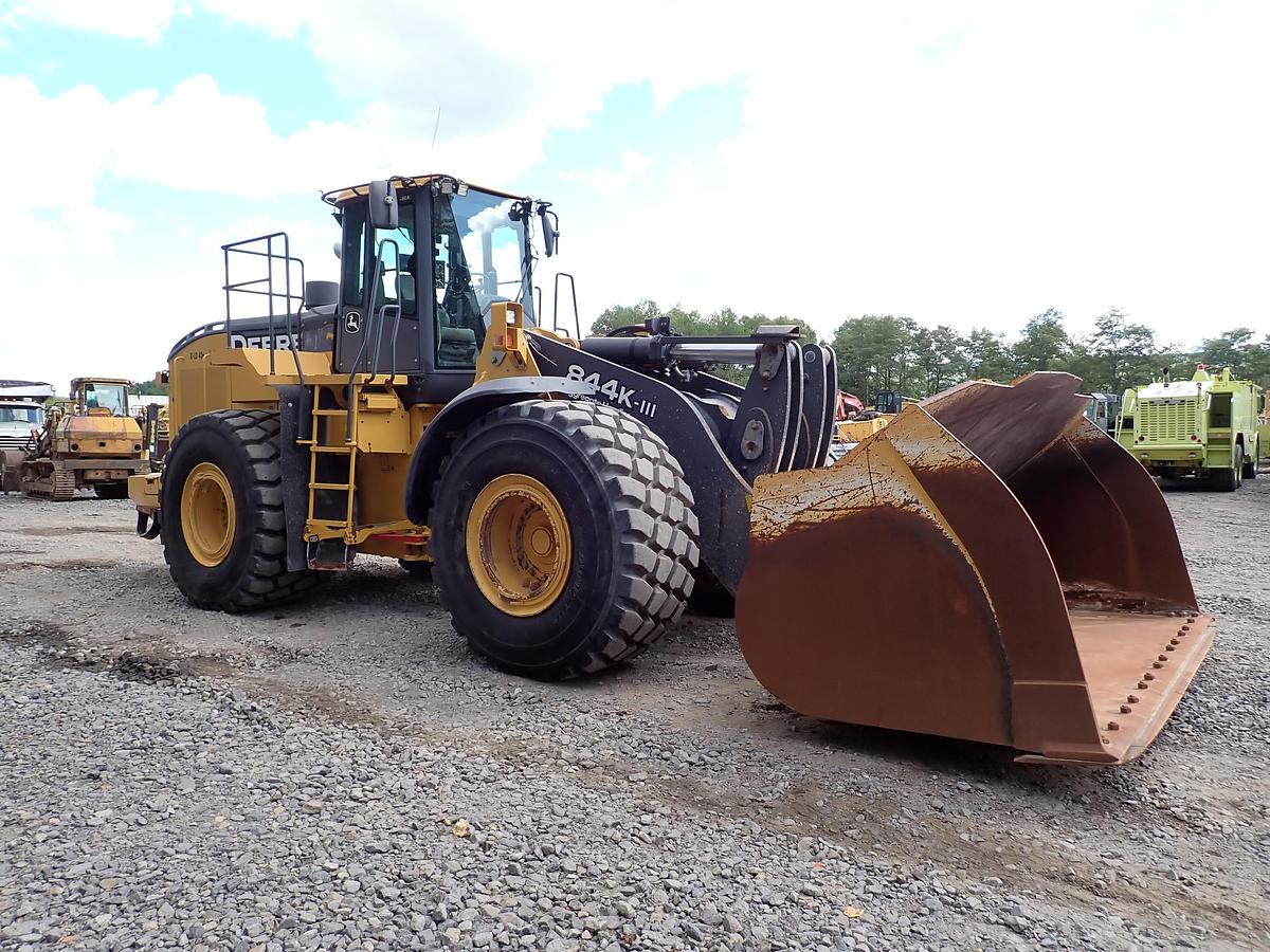 Used 2017 John Deere 844K III Wheel Loader AGGREGATE HANDLER