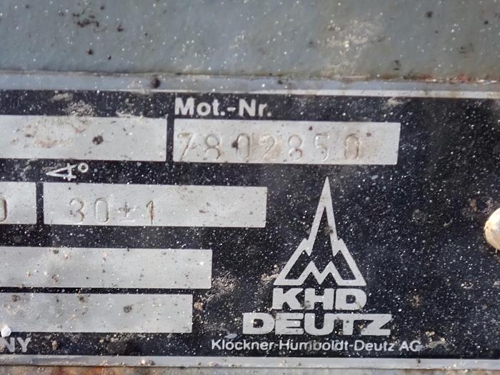 Used Deutz F6L913 Diesel Engine LOW HOURS