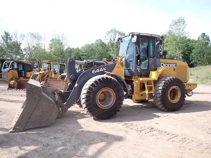 Used 2014 John Deere 644K Wheel Loader CLEAN! JRB Q/C A/C Aux. Hyd. 644