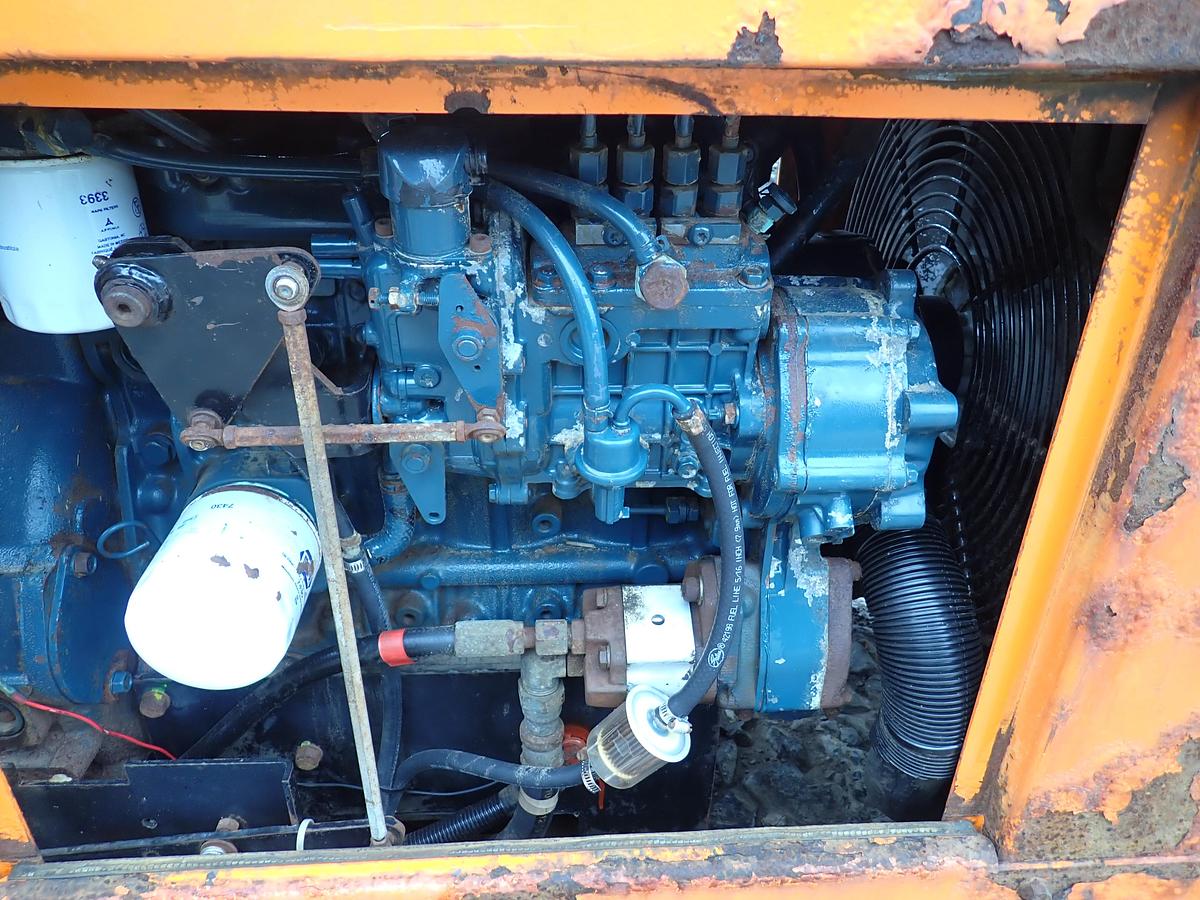 Used Kubota V3600-T-ET02 Turbo Diesel Engine POWER UNIT w/ PTO Clutch