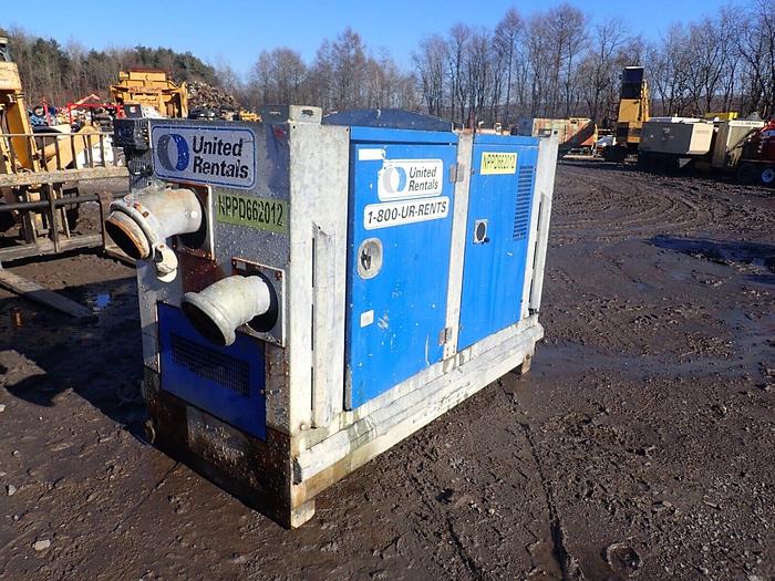 Used 2012 BBA PT90 Enclosed 6" Vacuum Pump RUNS STRONG! Hatz Diesel Silent Pack