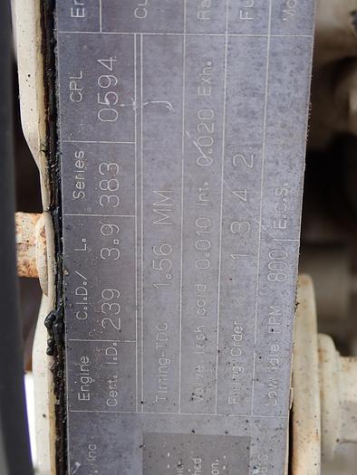 Used 1996 Cummins 4BTA 3.9 Diesel Power Unit 116 HP