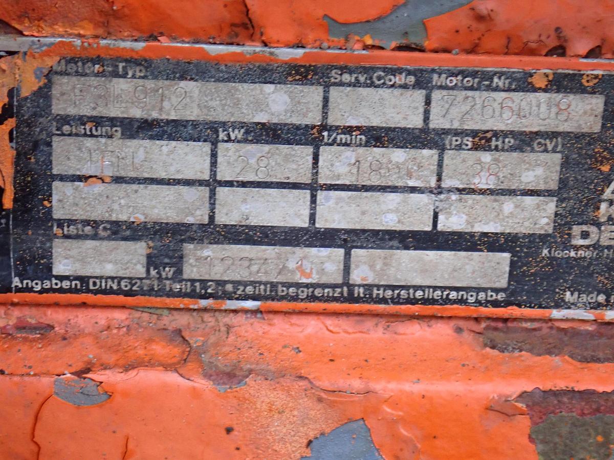 Used Deutz F3L912 Diesel Engine POWER UNIT