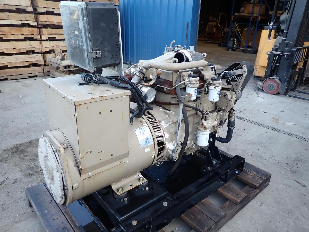 Used 2012 John Deere 4045TFM75 65 KW Marine Generator