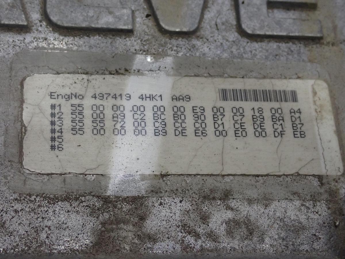 Used 2010 Isuzu 4HK1-XYBW-05 Diesel Engine INDUSTRIAL