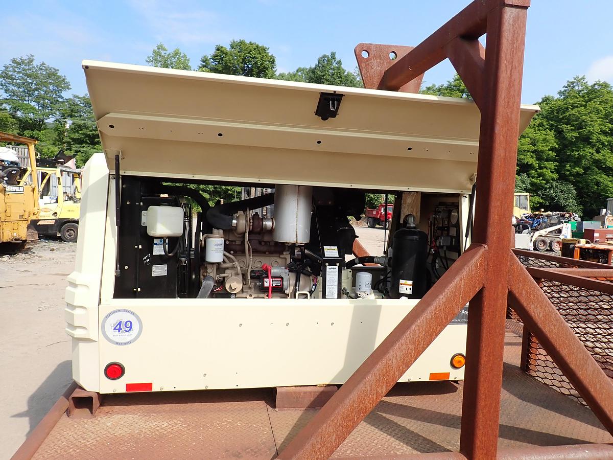 Used 2013 Doosan P185WJD-T4I 185 CFM Air Compressor 224 HOURS!