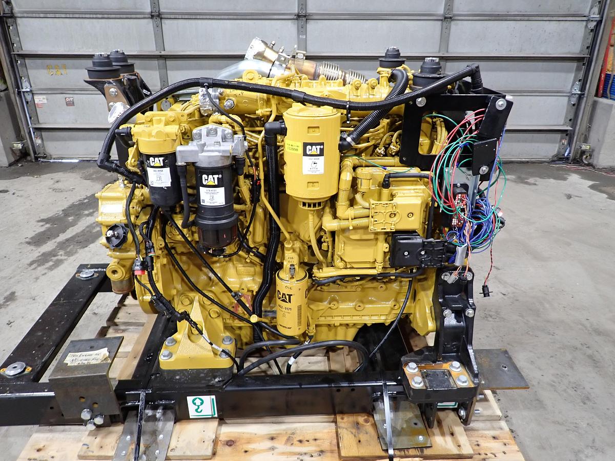 Used 2019 CAT C7.1 Turbo Diesel Engine 101 HOURS! AR # 533-2433