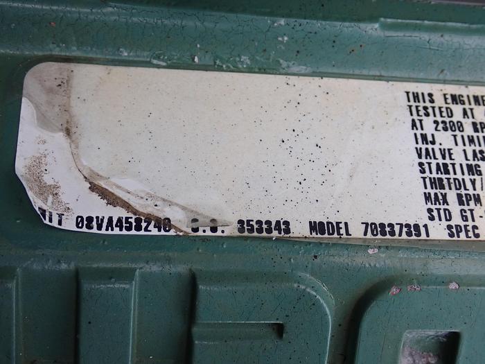 Used Detroit Diesel 8V71T MILITARY