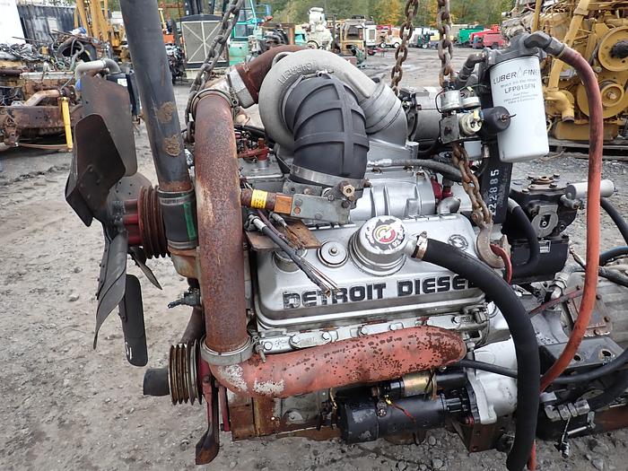 Used Detroit Diesel 6V92TA Silver Engine 8063-7400