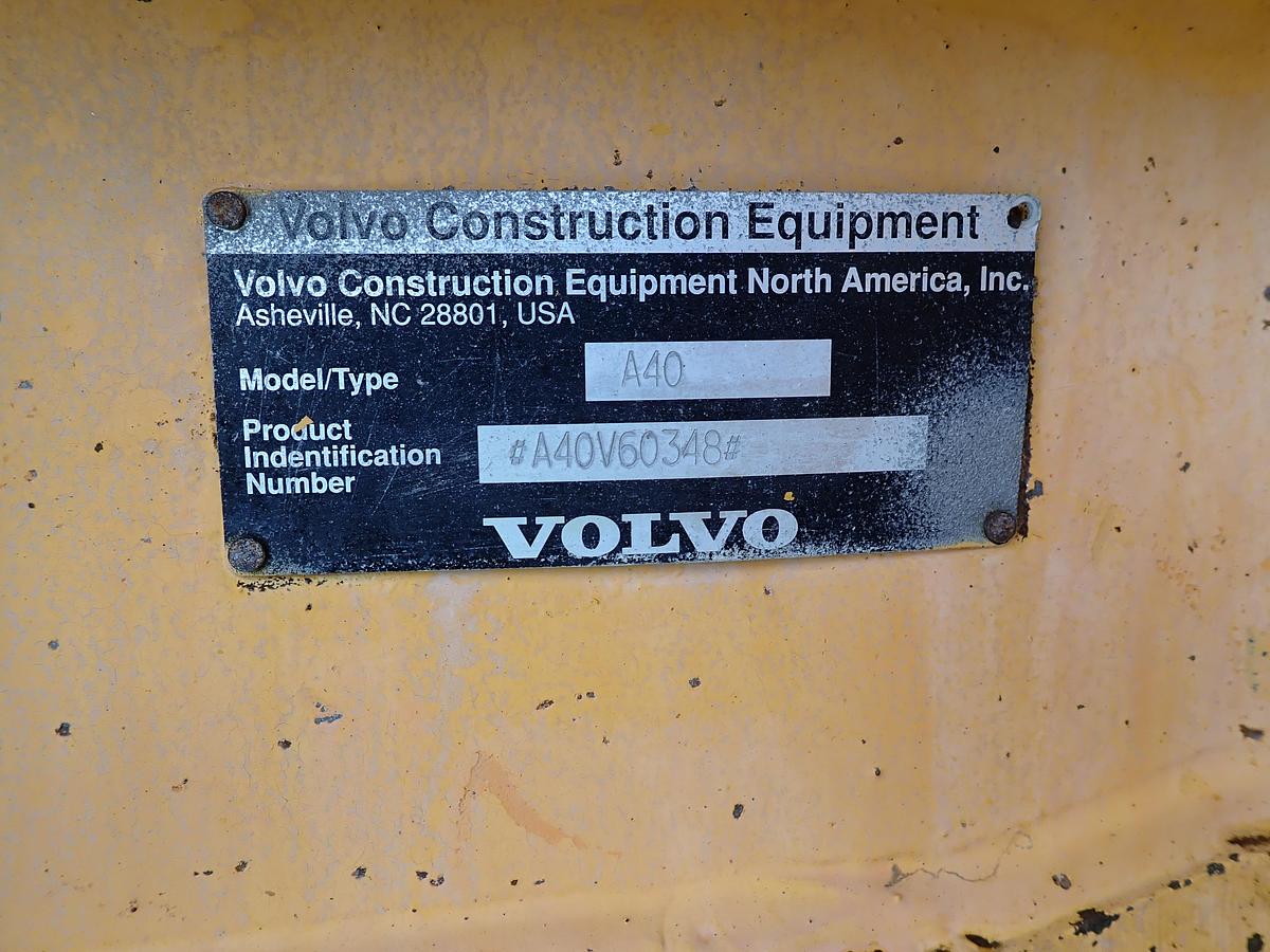 Used 1998 Volvo A40 Articulated Haul Truck